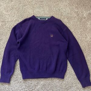 Men's Purple Tommy Hilfiger VTG Crewneck sweater XL